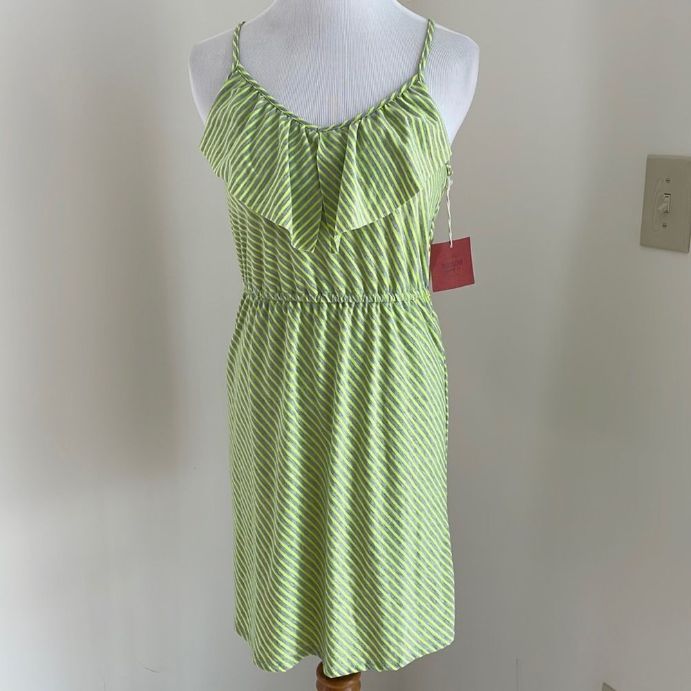 Green and gray above the knee summer dress size extra small by Mossimo